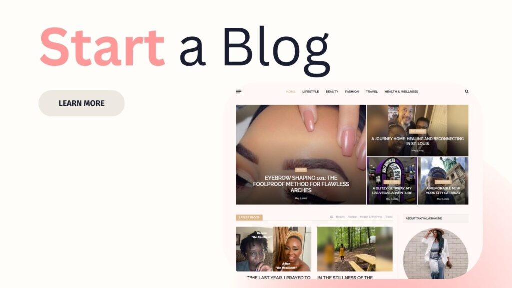 How to Start a blog in 2025