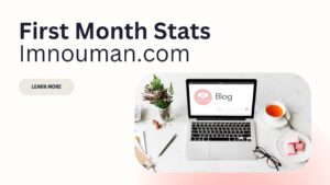 First Month Stats Imnouman.com