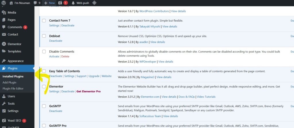 Install WordPress Plugins