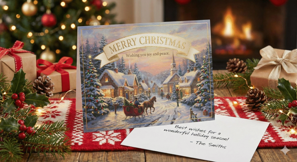 Merry Christmas Greeting card