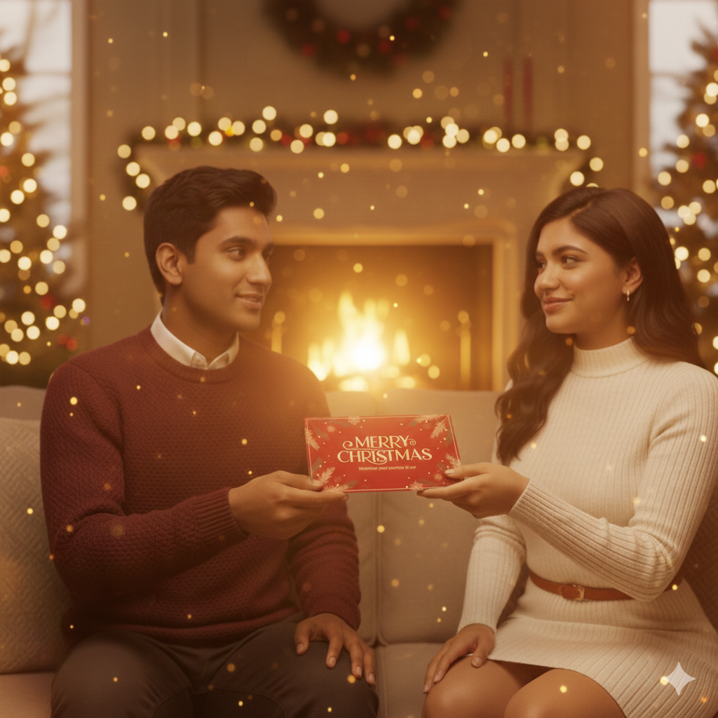 Merry Christmas Greeting card Prompt