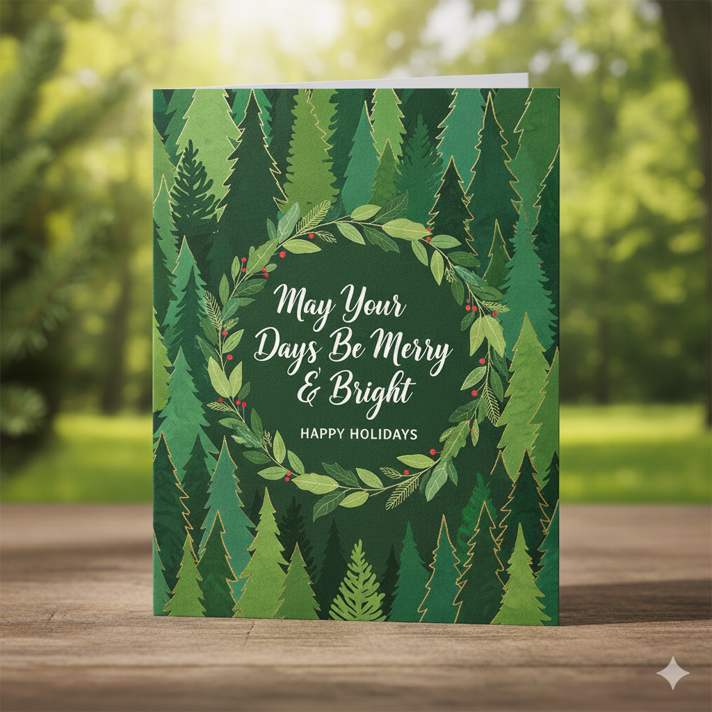 Merry Christmas Greeting card