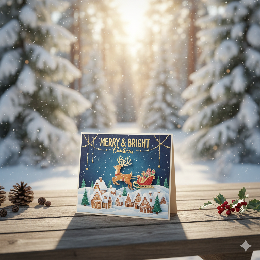 Merry Christmas Greeting card